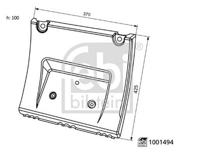 Skærm FEBI BILSTEIN 1001494