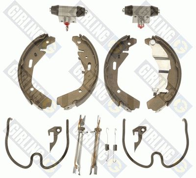 GIRLING 5326129 Ремкомплект барабанных колодок для OPEL AGILA (A) (H00) 1.3 CDTI (F68)