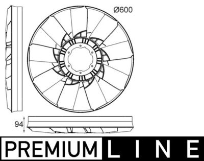 MAHLE Lüfterrad, Motorkühlung