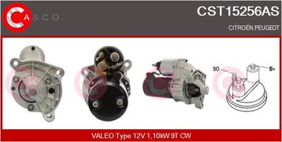 Стартер CASCO CST15256AS для CITROËN AX