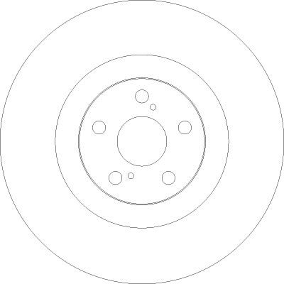 BREMSSCHEIBE TRW DF4101 1