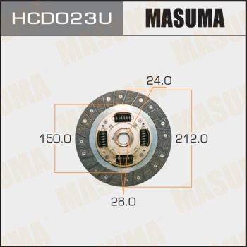 Диск сцепления MASUMA HCD023U для HONDA PRELUDE