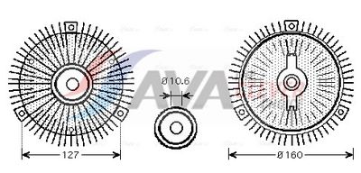 CUPLA VENTILATOR RADIATOR
