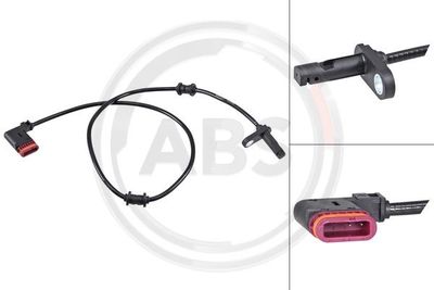 Czujnik, prędkość obrotowa koła A.B.S. 32114