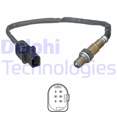 Лямбда-зонд DELPHI ES21264-12B1 для CITROËN C5