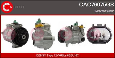 COMPRESOR CLIMATIZARE CASCO CAC76075GS