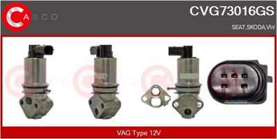 SUPAPA EGR CASCO CVG73016GS