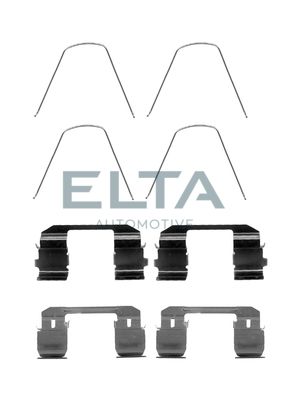 Комплектующие, колодки дискового тормоза ELTA AUTOMOTIVE EA8713 для HONDA CR-V