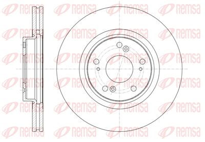 REMSA 61359.10 Тормозные диски  для HONDA ACCORD (Хонда Аккорд)