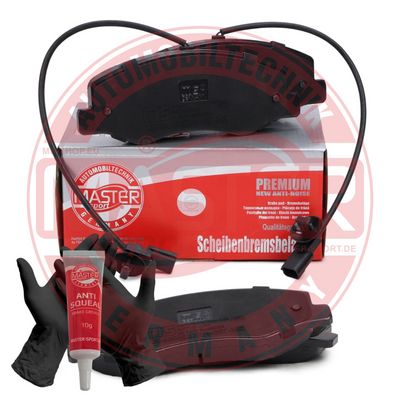Sada brzdových platničiek kotúčovej brzdy MASTER-SPORT GERMANY Premium 13046048572N-SET-MS