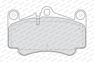 Remblokken set Voor , past: PORSCHE 911, 911 TARGA, CARRERA GT 3.4-5.7 08.97-12.12