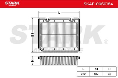 въздушен филтър STARK SKAF-0060184