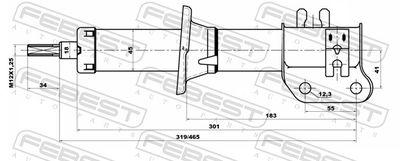 Shock Absorber 10667898FL