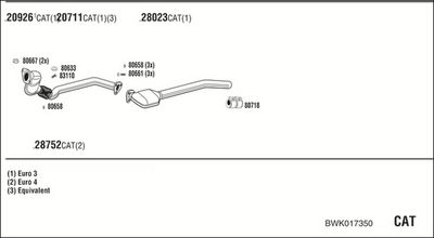 SISTEM DE ESAPAMENT WALKER BWK017350
