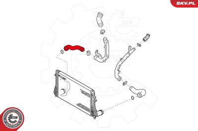 Charge Air Hose 43SKV107