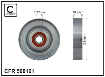 Tensioner Pulley, V-ribbed belt 500161