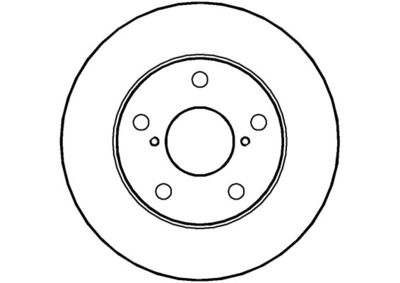 NATIONAL NBD557 Тормозные диски для TOYOTA MR2 II (SW2_) 2.0 16V (SW20_)