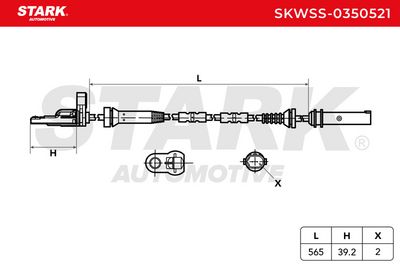 датчик, обороти на колелото STARK SKWSS-0350521