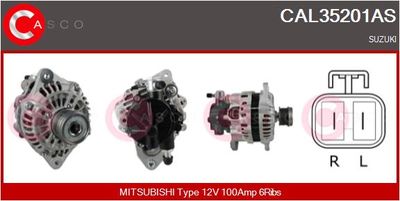 CASCO CAL35201AS Генератор  для SUZUKI (Сузуки)