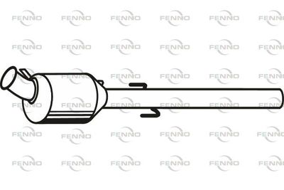 Filtr sadzy / filtr cząstek stałych, układ wydechowy FENNO P9935DPF