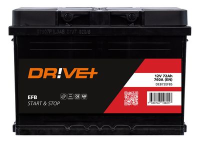 стартов акумулатор DR!VE+ DEB72EFBS