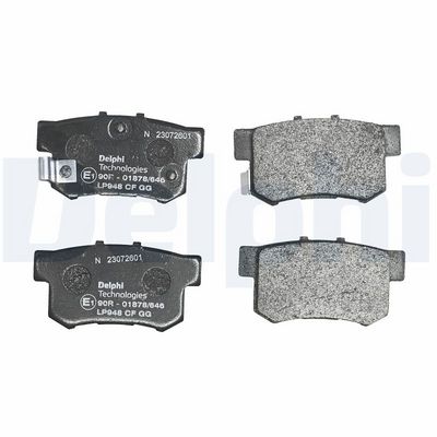 Brake Pad Set, disc brake LP948