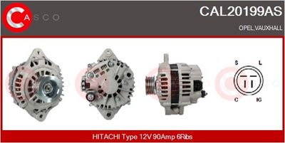 GENERATOR / ALTERNATOR CASCO CAL20199AS