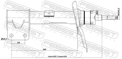 Shock Absorber 25110-008FR