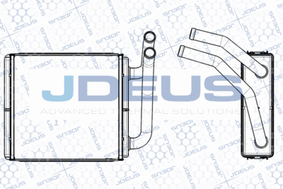 JDEUS M-254014A Радиатор печки  для HYUNDAI H100 (Хендай Х100)
