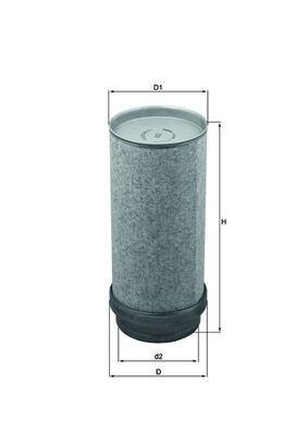 MAHLE Antrinis oro filtras