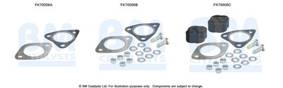 Montážní sada, výfuková trubka BM CATALYSTS FK70006