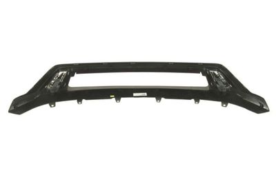 Bumper valance Voor (met verchroomde streep, grijs) past: MITSUBISHI OUTLANDER III 09.18-12.22