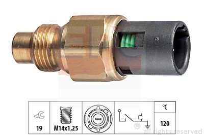 термовыключатель, сигнальная лампа охлаждающей жидкости EPS 1.840.048 для RENAULT EXPRESS