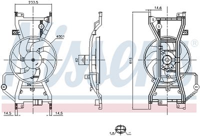 VENTILATOR RADIATOR NISSENS 850123 5