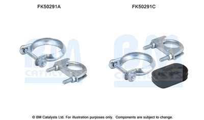 Монтажен комплект, изпускателна тръба BM Catalysts FK50291