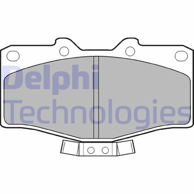 Комплект тормозных колодок, дисковый тормоз DELPHI LP951 для TOYOTA TACOMA