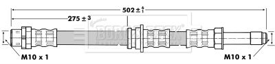 Brake Hose Borg & Beck BBH6763