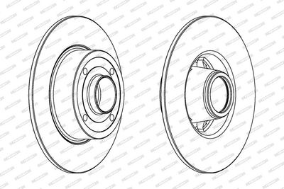 BREMSSCHEIBE FERODO DDF1369C1 1