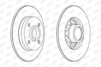 BREMSSCHEIBE JURID 562936J 1