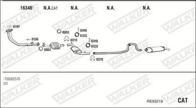 Изпускателна система WALKER RE93219