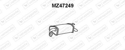 VENEPORTE MZ47249 Глушитель выхлопных газов  для MAZDA 6 (Мазда 6)