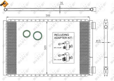 CONDENSATOR CLIMATIZARE NRF 35953 4
