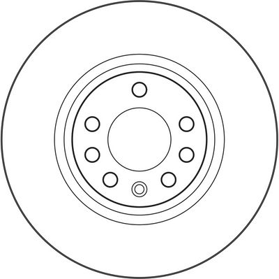 Brake disc Voor Links/Rechts past: FIAT CROMA 1.9D/2.4D 06.05-12.11