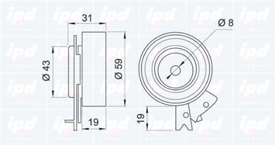 ROLA INTINZATOR CUREA DISTRIBUTIE IPD 140445 1
