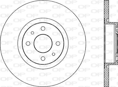 OPEN PARTS BDR1740.10 Тормозные диски  для LANCIA LYBRA SW (839_) 1.6 16V (839BXA1A)