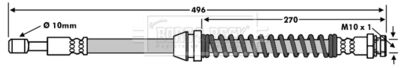 Brake Hose Borg & Beck BBH7959