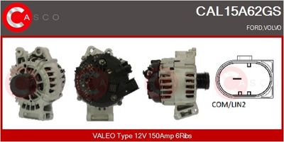 GENERATOR / ALTERNATOR CASCO CAL15A62GS