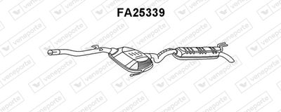 Глушитель выхлопных газов конечный VENEPORTE FA25339 для FIAT MAREA