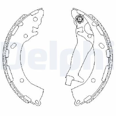 Brake Shoe Set LS2195