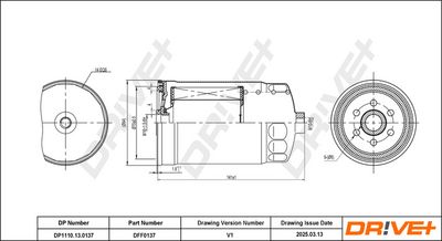 FILTRU COMBUSTIBIL DR!VE+ DP1110130137 0
